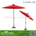 ISO9001 Approvaled Factory big loading patio red japanese style tilting parasol with crank freestanding